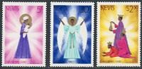 Mint Set of 3 Christmas StampsNevis, 1980